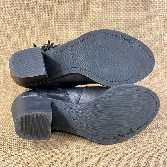 Women’s booties ankle boots American eagle tassel black size 9 - Picture 11 of 12